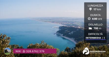 Traversata del Conero con bagno in mare e apericena in cantina con eclissi di luna