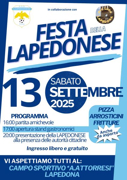 Festa della Lapedonese