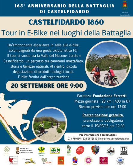 CASTELFIDARDO 1860 TOUR IN E-BIKE NEI LUOGHI DELLA BATTAGLIA