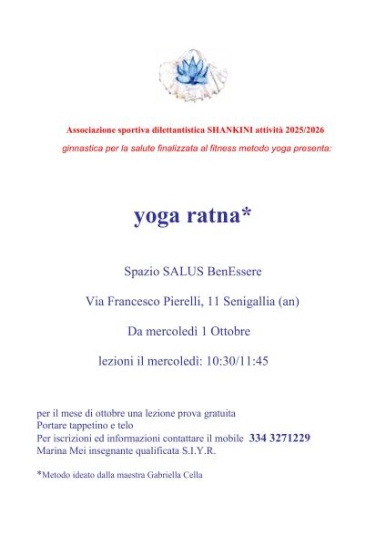 CORSO YOGA A SENIGALLIA