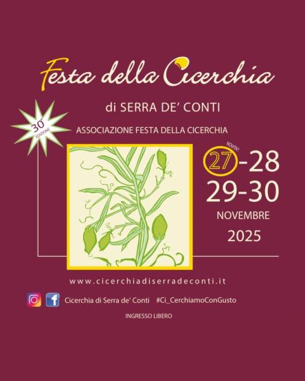Serra de’ Conti (AN), la 30ª Festa della Cicerchia – 27/30 novembre