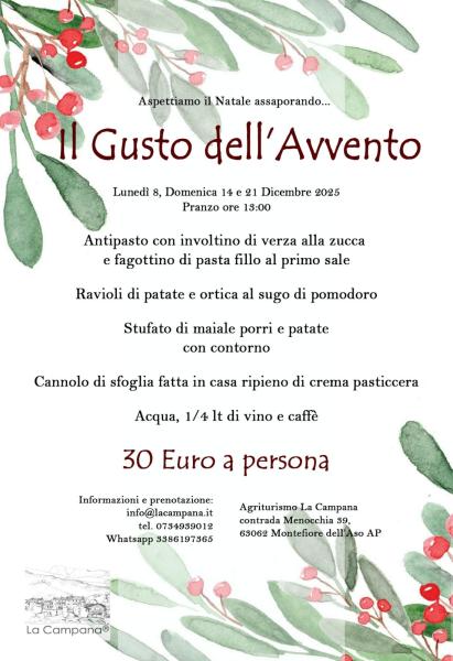 Il Gusto dell'Avvento