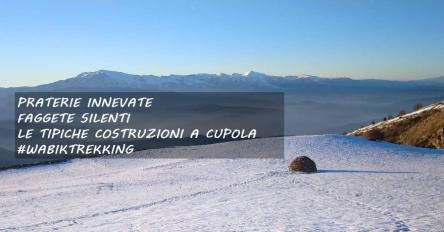 Ciaspolata alle Tre Caciare, Monti  Gemelli.