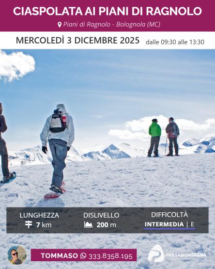 Ciaspolata ai Piani di Ragnolo