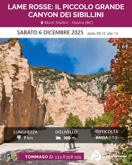 Lame Rosse: il piccolo grande canyon dei Sibillini