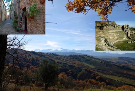 Da Ripe San Ginesio al Parco Archeologico di Urbisaglia, lungo l'Anello della Val di Fiastra