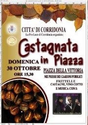 Castagnata in Piazza a Corridonia