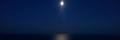 L'alba della Luna piena dal Passo del Lupo