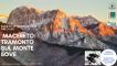 Macereto: Tramonto sul Monte Bove e panorami sibillini innevati