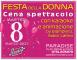 Cena Spettacolo Festa della Donna