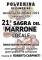 21ª SAGRA DEL MARRONE LOCALE